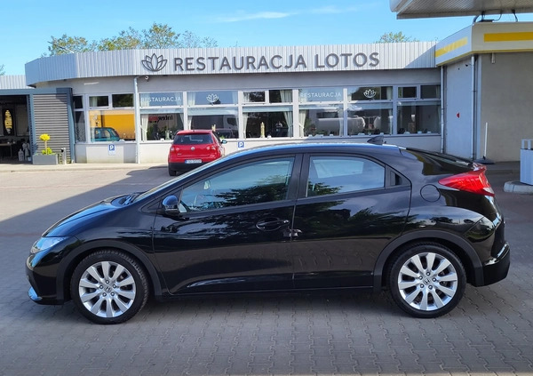 Honda Civic cena 39999 przebieg: 129832, rok produkcji 2012 z Drezdenko małe 781